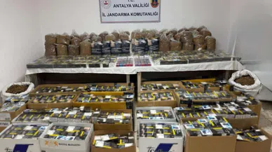 400 kilo kaçak tütün ele geçirildi