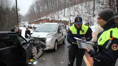 Alkollü otomobil sürücüsü, kızak şenliğine giden aileye dehşeti yaşattı