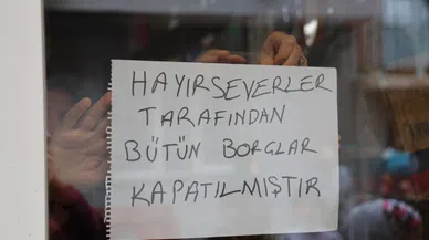 Mahallenin tüm bakkal borcunu ödedi