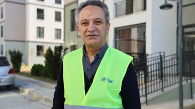 Depremzedeler için yapılan TOKİ konutlarının inşası sürüyor