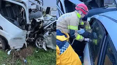 Araçlar kafa kafaya çarpıştı: 1 ölü