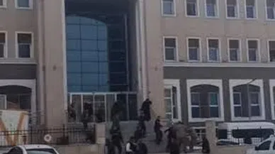 Adliye önünde husumetli aileler arasında kavga: 16 yaralı, 15 gözaltı