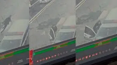 Polise bıçakla saldırı