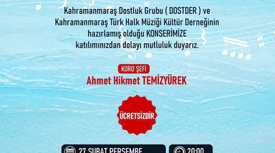Kahramanmaraş’ta Türk Halk Müziği Rüzgarı