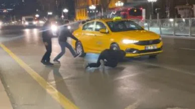 Ankara’da taksileri durdurup şoförlere saldırdılar