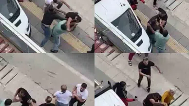 Trafikte tartışma yumruklu kavgaya dönüştü