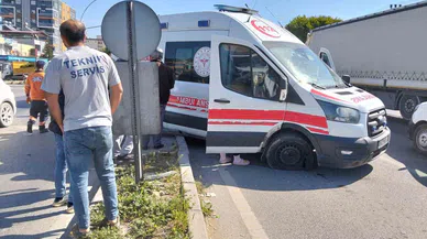 Ambulans şoförünün dikkati faciayı önledi