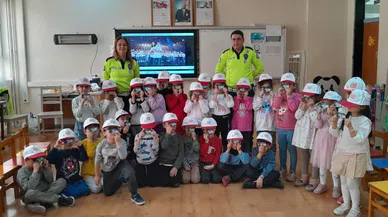 Mersin Emniyetinden Öğrencilere Trafik Eğitimi