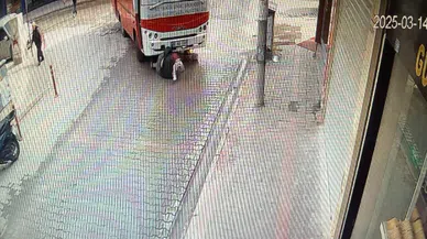 Dönüş Yapan Özel Halk Otobüsünün Altında Kalan Kadın Yaralandı