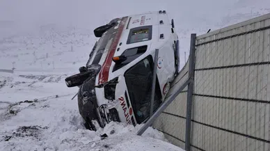 Kahramanmaraş'ta ambulans kazası: 3 yaralı
