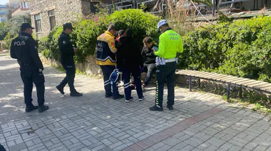 Gazipaşa'da Motokurye Kazada Yaralandı