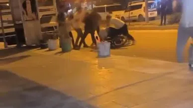 Sokak ortasında öldüresiye darp ettiler