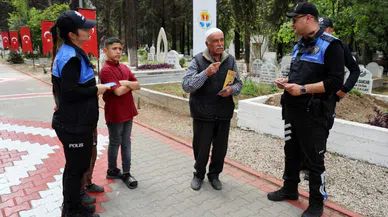 Polisten mezarlıkta ’sahte hoca’ avı