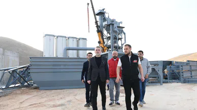 Kahramanmaraş'ta ilçeler için asfalt üretim tesisi kuruluyor
