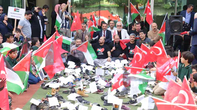 15 Temmuz Şehitler İmam Hatip Ortaokulu’ndan Gazze’ye Duygusal Destek Etkinliği