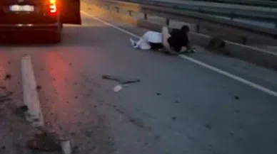 Araç Refüjü Aşıp Karşı Şeride Geçti: 1 Yaralı