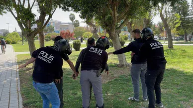 Park ve sokaklarda uyuşturucu içen 55 şahıs yakalandı