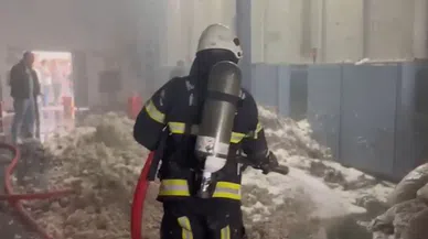 Kahramanmaraş'ta Fabrika Yangını