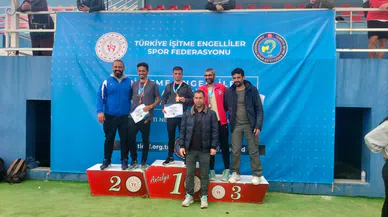 İşitme Engelli Sporcu Türkiye Birincisi Oldu