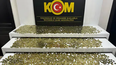 Piyasa değeri 430 bin TL: Sahte 5 bin adet madeni 2 euro ele geçirildi