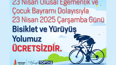 Onikişubat Belediyesi’nden çocuklara ikinci 23 Nisan müjdesi