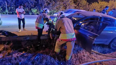 Evladının kaza yapmasına kızan baba "adam ol" diyerek sitem etti