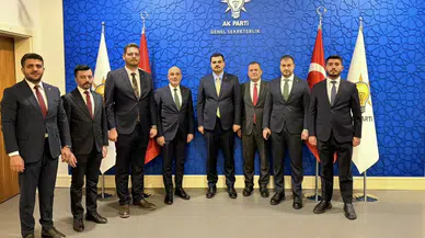 AK Parti Genel Sekreteri İnan Kahramanmaraş heyetini Genel Merkez'de ağırladı