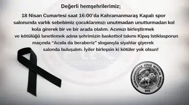 Kipaş İstiklalspor Basket Maçında Birlik Çağrısı