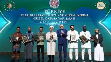 Cumhurbaşkanı Erdoğan Dünya Hafızlarını Beştepe’de Ağırladı