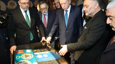 Erdoğan Nadir Saatler Sergisini Ziyaret Etti