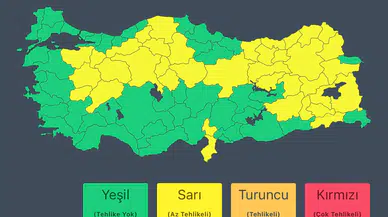 Kuvvetli Yağış Ve Kar Uyarısı Yapıldı