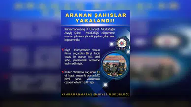 Aranan Şahıslara Yönelik Operasyonda 2 Kişi Yakalandı