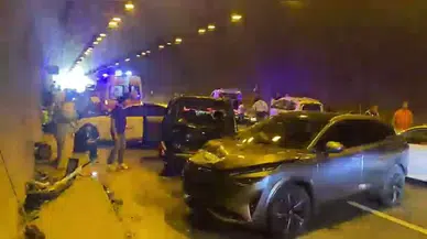 Tünelde Zincirleme Kaza: 2 Yaralı