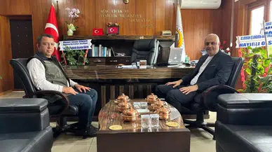 Andırın Belediye Başkanı Gökşen'den Yeni Müdüre Ziyaret