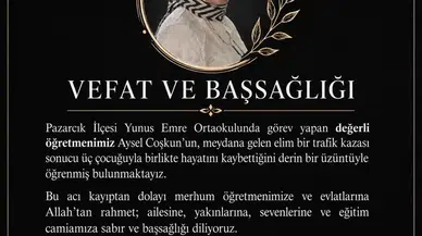 Pazarcık'ta Acı Kayıp: Öğretmen ve 3 Çocuğu Hayatını Kaybetti