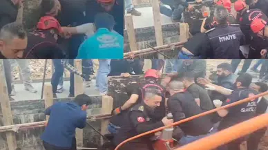 Onikişubat’ta göçükte kalan kişi kurtarıldı