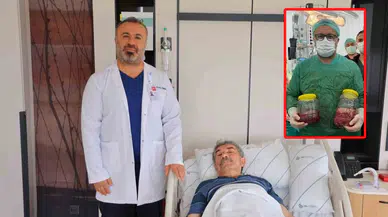 Kahramanmaraş’ta 20 cm böbrek tümörü alındı