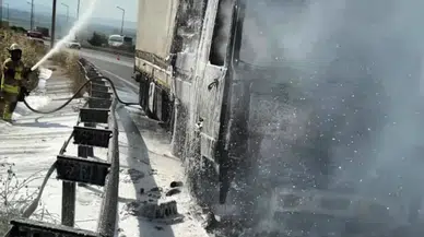 Kahramanmaraş'ta Tır Yangını Paniğe Neden Oldu