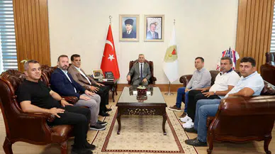 Müteahhitlerden Vali Ünlüer'e Ziyaret
