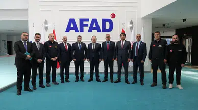 Filistin Sivil Savunma Heyetinden AFAD’a Ziyaret
