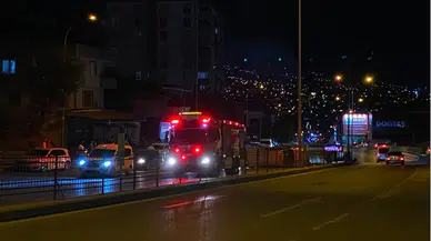 Kahramanmaraş'ta Direksiyon Hakimiyetini Kaybetti, Araç Yan Yattı