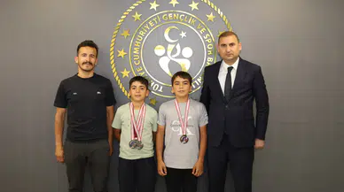 Başarılı Bisikletçilerden İl Müdürü Özdemir’e Ziyaret