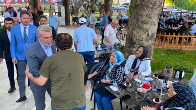 Dulkadiroğlu Pınarbaşı'nda Çınaraltı Çay Bahçesi Açıldı