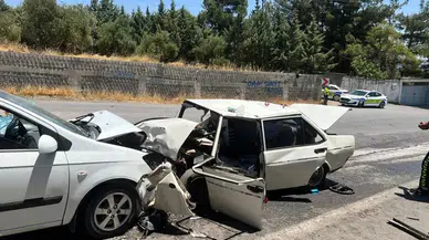 Kuzey Çevre Yolu'nda Kafa Kafaya Kaza: 2 Yaralı