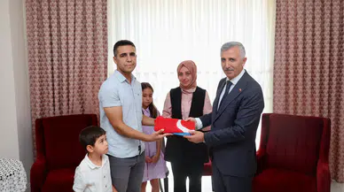 Gazi Polis Mücahit Türkoğlu'na Anlamlı Ziyaret