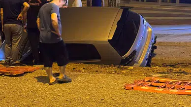 Kahramanmaraş’ta Otomobil Kanala Uçtu