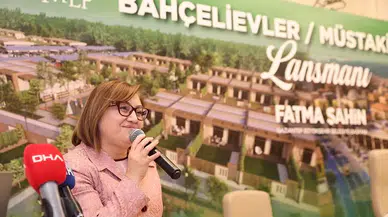 Gaziantep'te 20 Bin Bahçeli Ev Projesi Tanıtıldı
