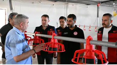 Türkoğlu'nda 20 Milyon TL'lik Tavukçuluk Yatırımı Üretime Başladı