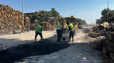 KASKİ Yeni Hal Caddesi'nde Asfalt Onarımını Sürdürüyor
