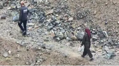 Berit Dağı'nda Mahsur Kalan Kadın AFAD Ekiplerince Kurtarıldı